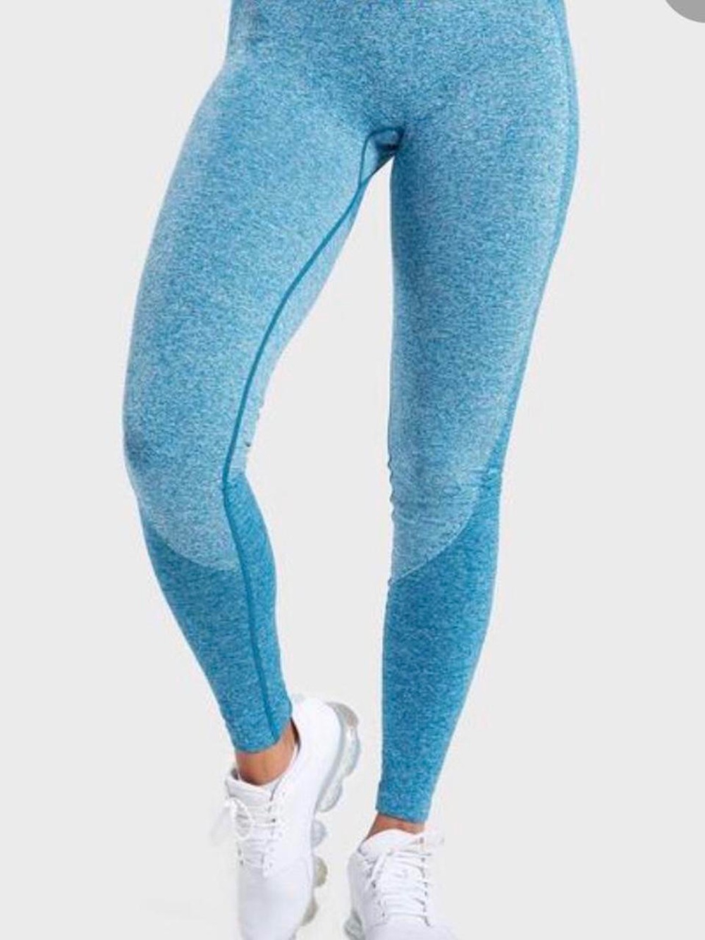 Gymshark Seamless Blue High-Waist Leggings
